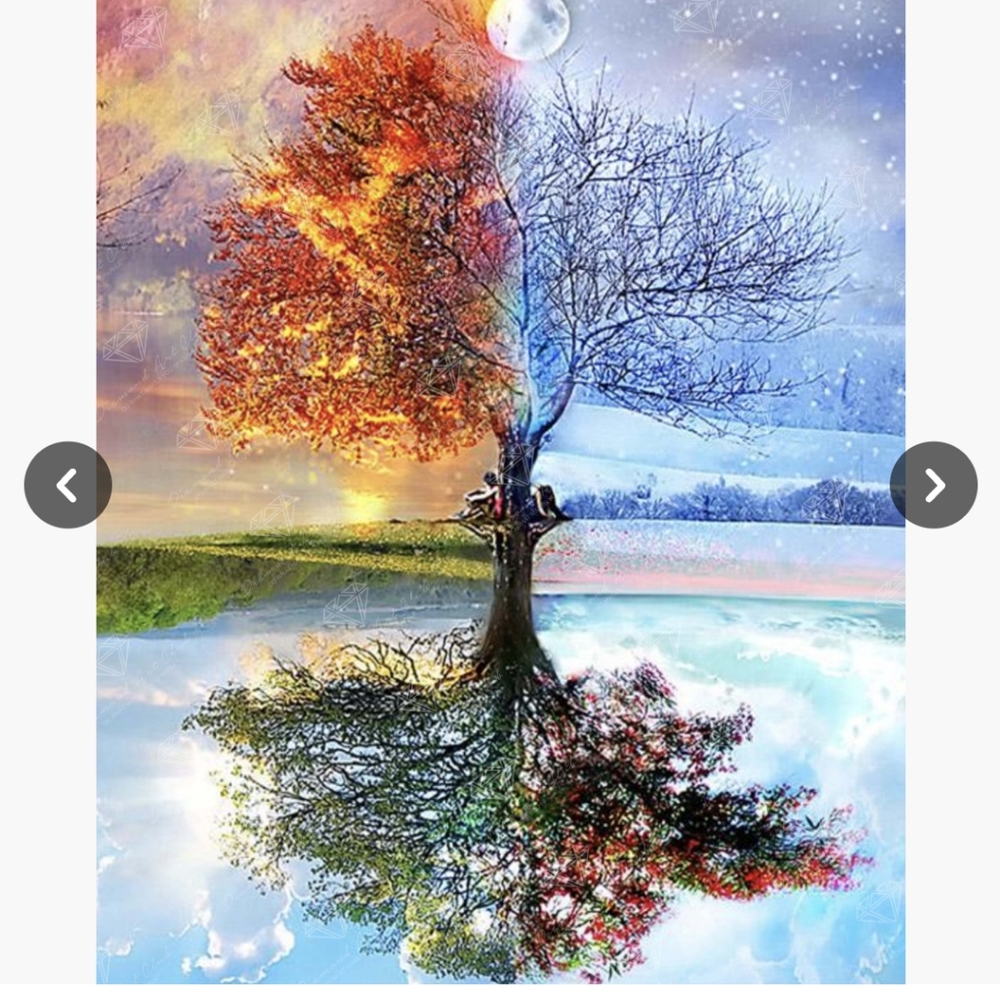 Diamond art DIY painting kit in four seasons